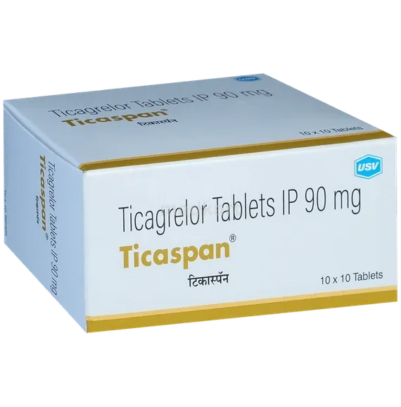 ticaspan 90mg tablet 10's